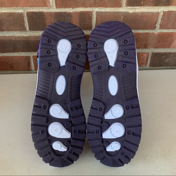 Storm Kidz purple snowflake print snow boots big girl’s size US 6 M - Picture 7 of 8